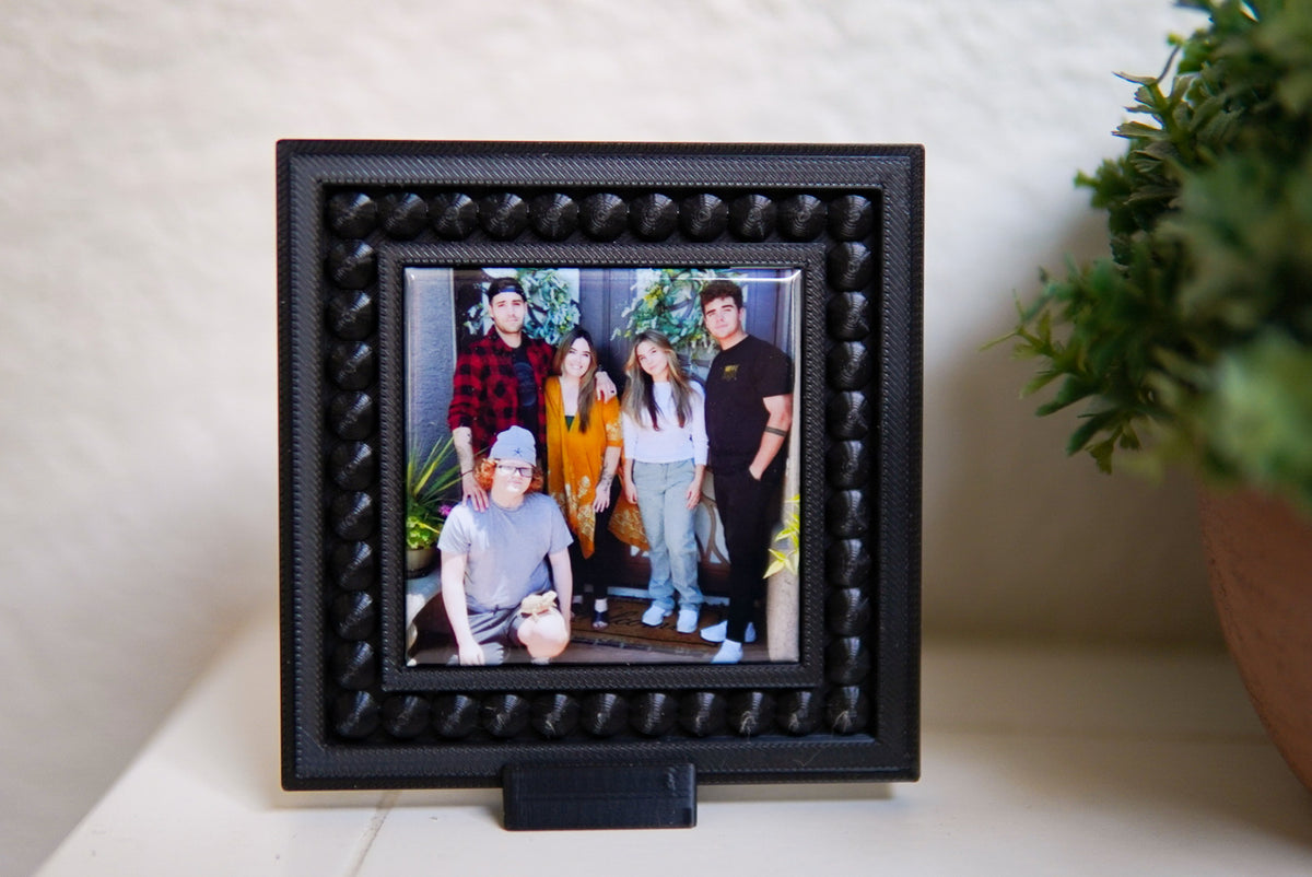 Single Boho Beaded Magnet Frame