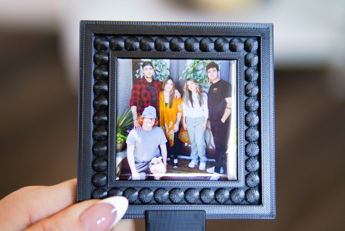 Single Boho Beaded Magnet Frame