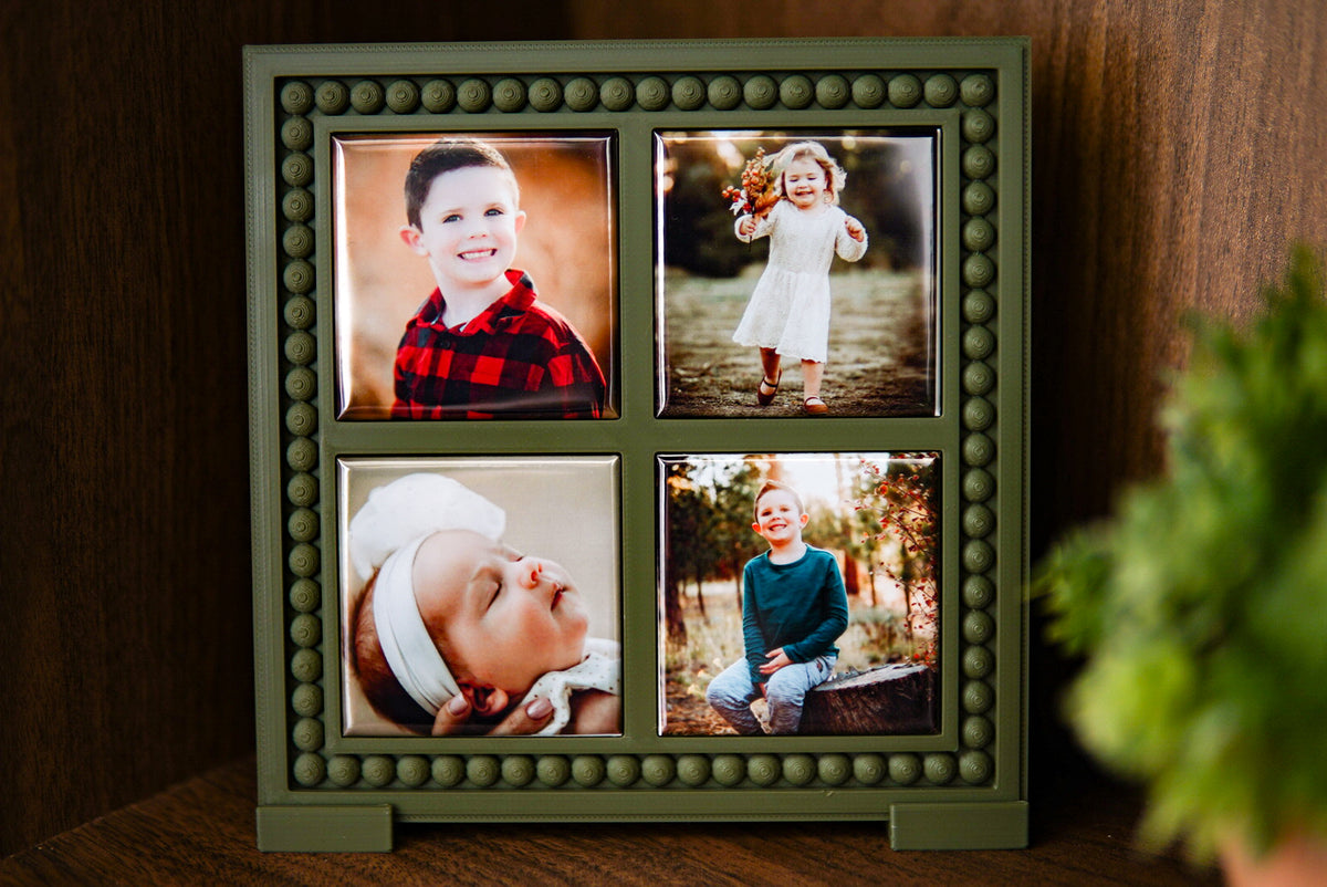 Boho Beaded Magnet Frame