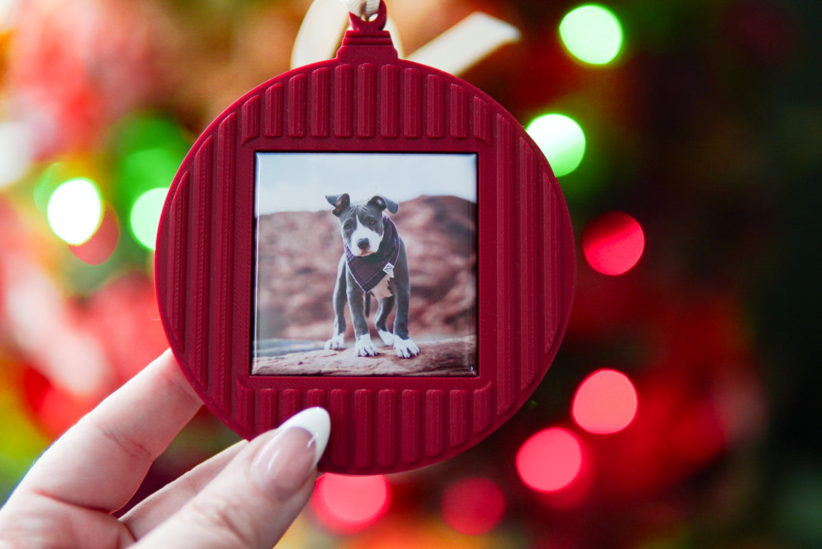 Christmas Ornament Magnet Frame